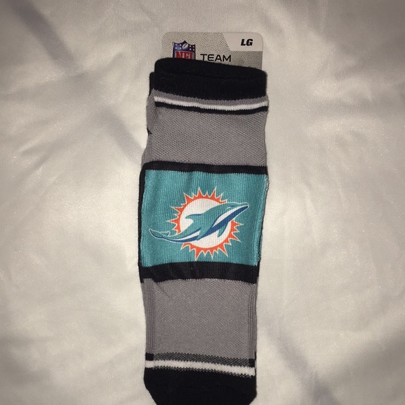 Miami Dolphins Ankle Cut Mens Socks